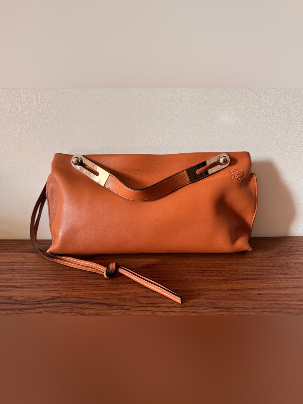 Loewe Missy Leather Bag with Silver Hardware